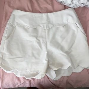 Very j scalloped shorts